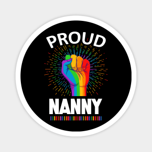 Proud Nanny Gay Lgbt Magnet